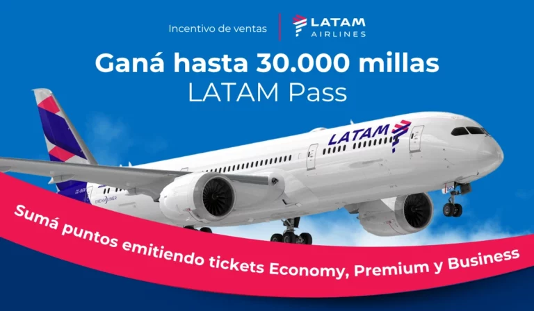Incentivo de ventas junto a Latam