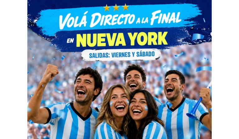 Aerolíneas Argentinas suma vuelos especiales a Nueva York para acompañar a la Selección Argentina